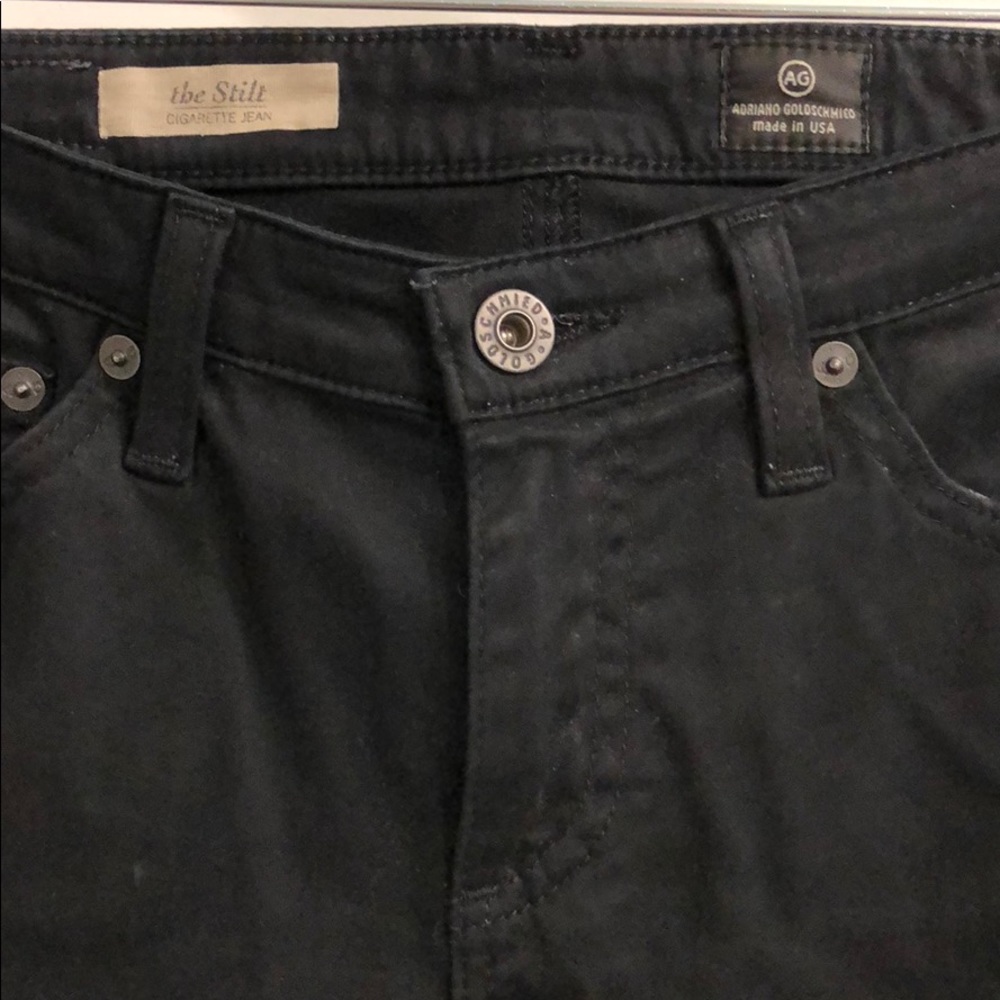 AG Black Cigarette Jeans